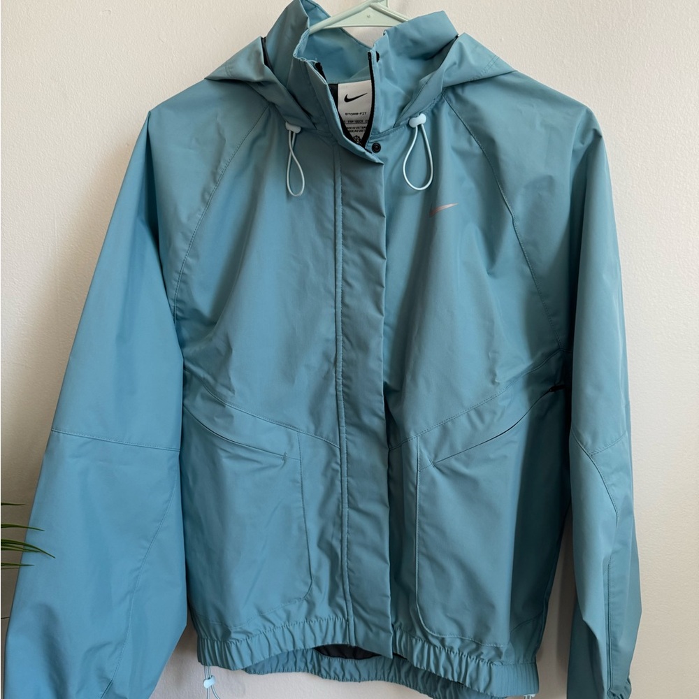 Nike Light Blue Windbreaker Jacket